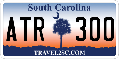 SC license plate ATR300