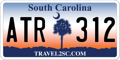 SC license plate ATR312