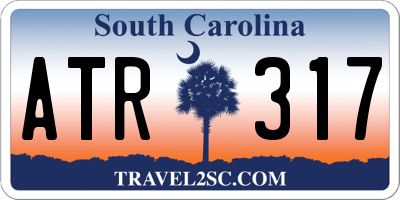 SC license plate ATR317