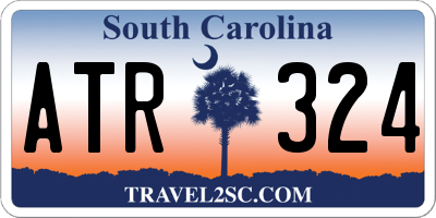 SC license plate ATR324