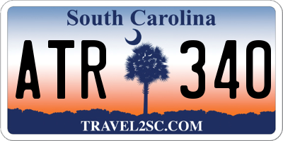 SC license plate ATR340