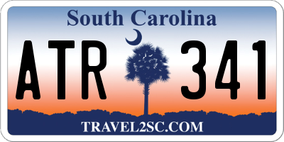 SC license plate ATR341
