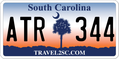 SC license plate ATR344