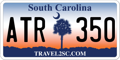 SC license plate ATR350