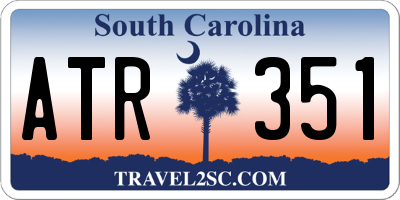 SC license plate ATR351