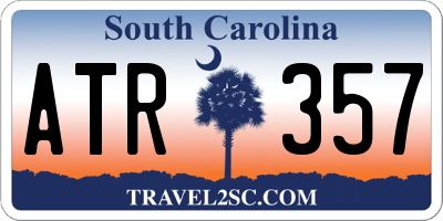 SC license plate ATR357
