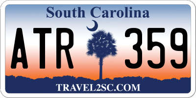 SC license plate ATR359