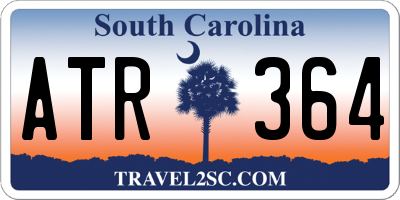 SC license plate ATR364
