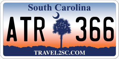 SC license plate ATR366