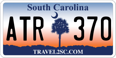 SC license plate ATR370