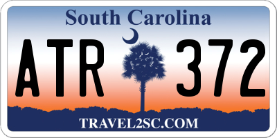 SC license plate ATR372