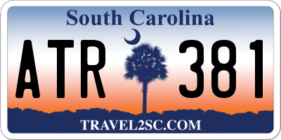 SC license plate ATR381