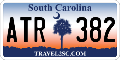 SC license plate ATR382