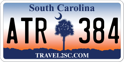 SC license plate ATR384