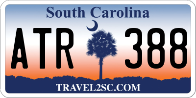 SC license plate ATR388