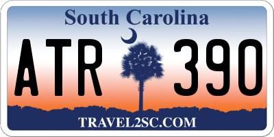 SC license plate ATR390