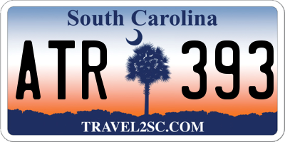 SC license plate ATR393