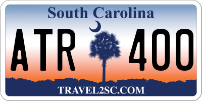 SC license plate ATR400