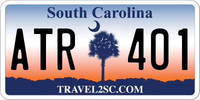 SC license plate ATR401