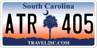 SC license plate ATR405