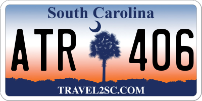 SC license plate ATR406