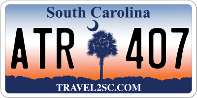 SC license plate ATR407