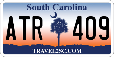 SC license plate ATR409