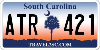 SC license plate ATR421