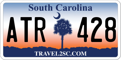 SC license plate ATR428