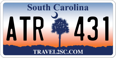 SC license plate ATR431