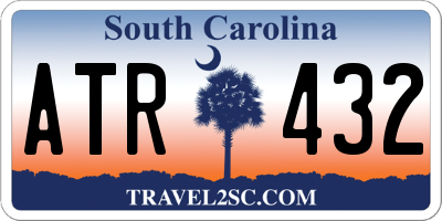 SC license plate ATR432