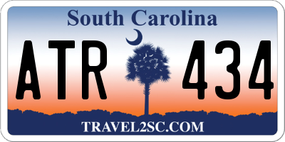 SC license plate ATR434