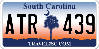 SC license plate ATR439