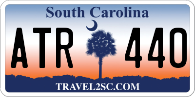 SC license plate ATR440