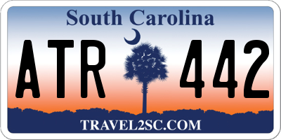 SC license plate ATR442