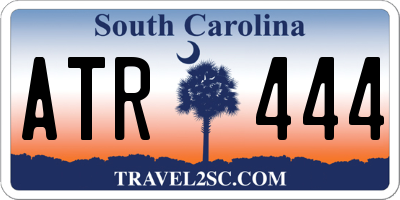 SC license plate ATR444