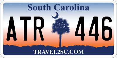 SC license plate ATR446