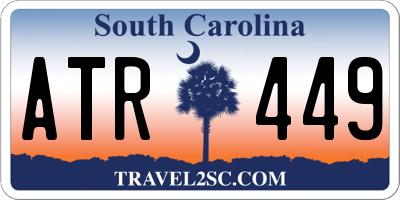 SC license plate ATR449