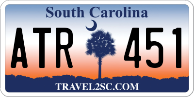 SC license plate ATR451