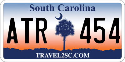 SC license plate ATR454
