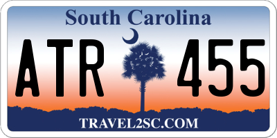 SC license plate ATR455