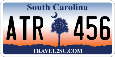 SC license plate ATR456