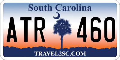 SC license plate ATR460