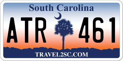 SC license plate ATR461