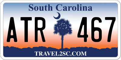 SC license plate ATR467
