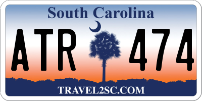 SC license plate ATR474