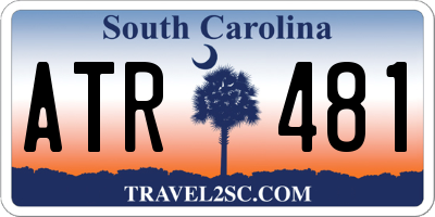 SC license plate ATR481