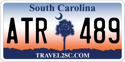SC license plate ATR489