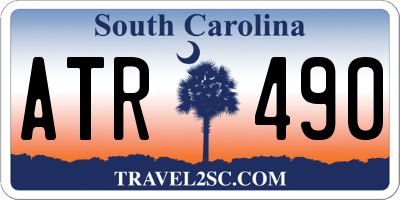SC license plate ATR490