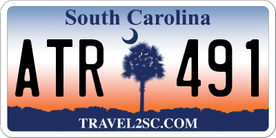 SC license plate ATR491